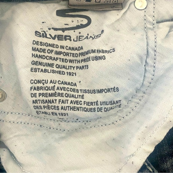 Silver Aiko Bootcut Jeans Women’s Dark Wash Size W31 L33 - Picture 8 of 11